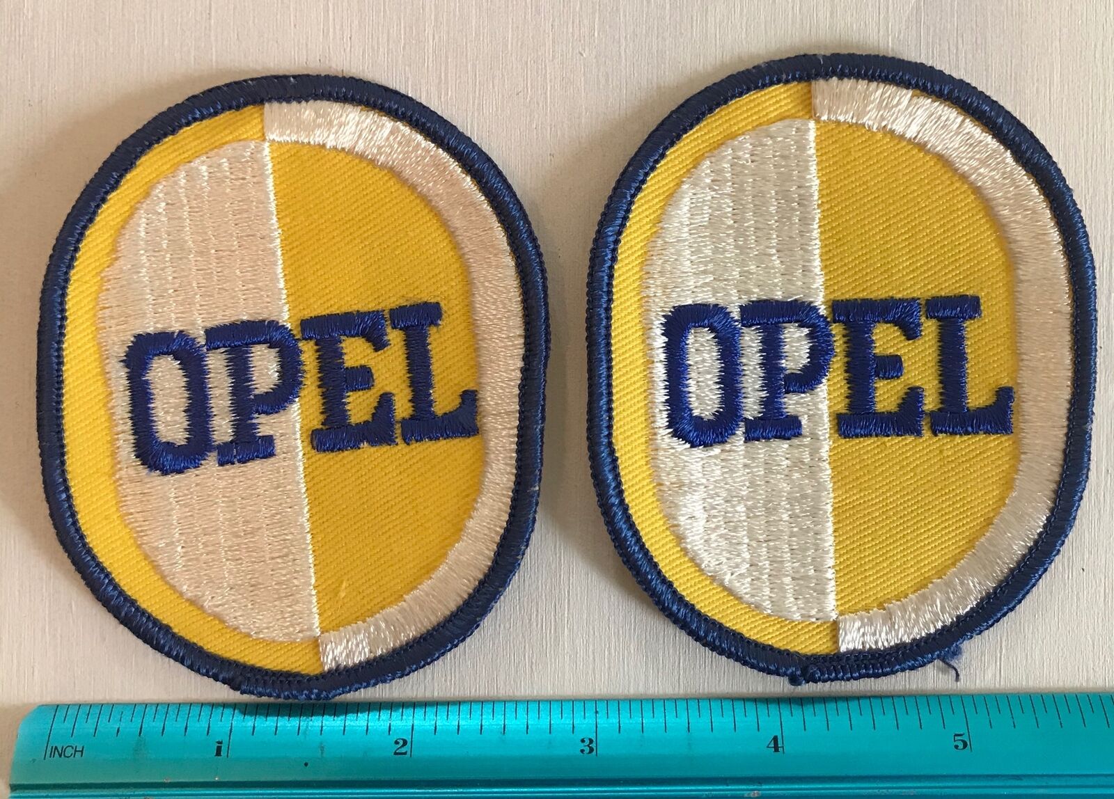 Opel GM General Motors German vtg NOS Jacket Hat Cap Embroidered Patch lot Без бренда