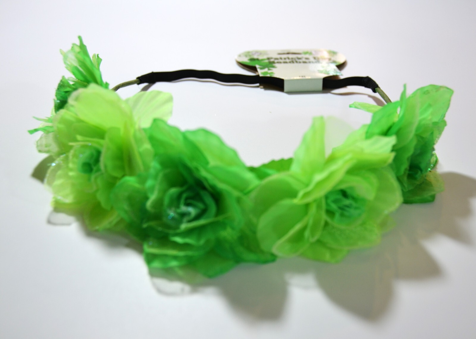 11 Piece St Patricks Day Party Pack Headbands Boa And Shamrock Necklaces Small Seasons, Spritz - фотография #4