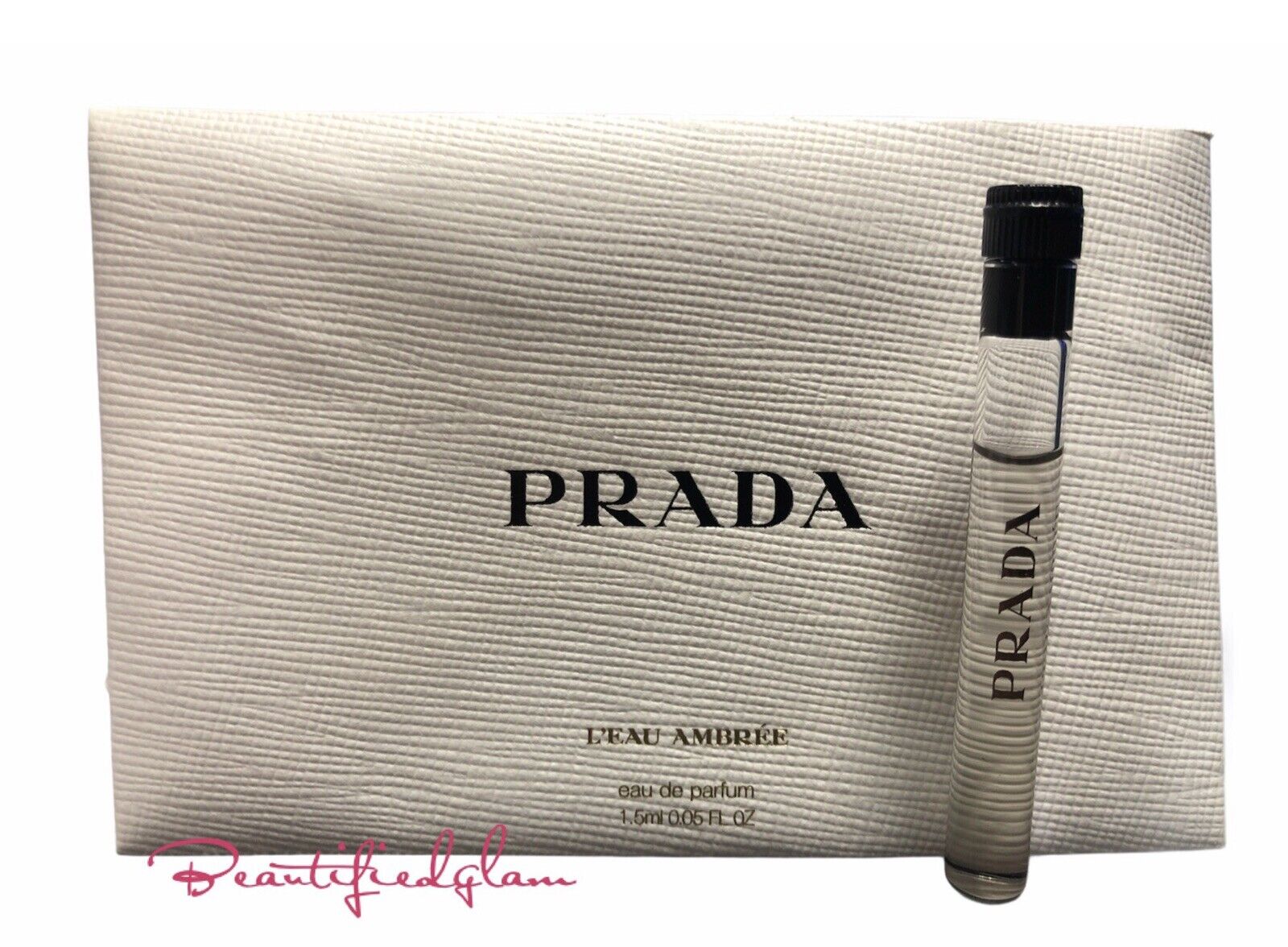 Prada L'Eau Ambree EDP vial 1.5 ml splash for Women, lot of 10, Brand New, RARE PRADA - фотография #3