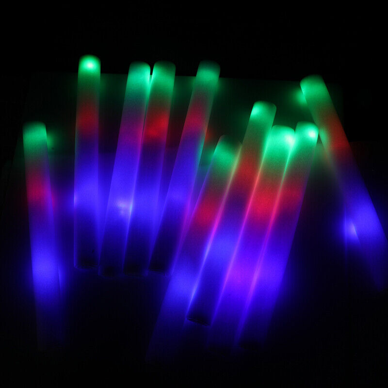 16" 24PCS Foam Sticks LED Flashing Glow Foam Sticks, Light Up, Wands, DJ, 3Modes Unbranded Does not apply - фотография #7