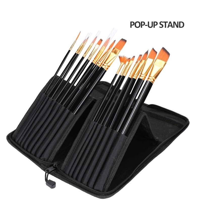15Fine Detail Paint Brush Tiny Professional Micro Miniature Painting Brushes Kit Unbranded Does Not Apply - фотография #5