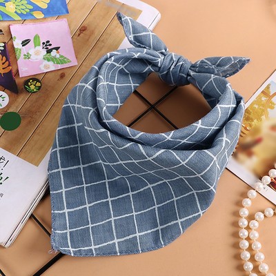 4PCS Pet Bandanas Cotton Washable Dog Bandanas Scarf Bowties Collar Pet Square Unbranded Does Not Apply - фотография #8