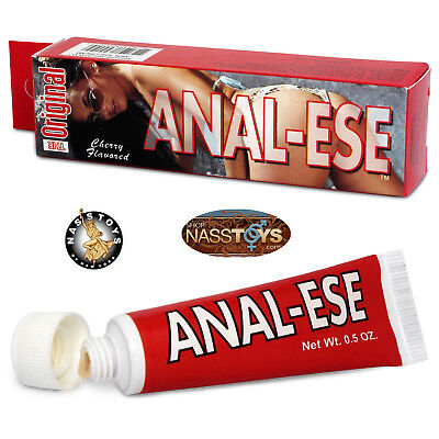 Anal Ese Gel Desensitizing Numbing Anal Lube Ease Cream Cherry Flavored NassToys NASSTOYS 4564