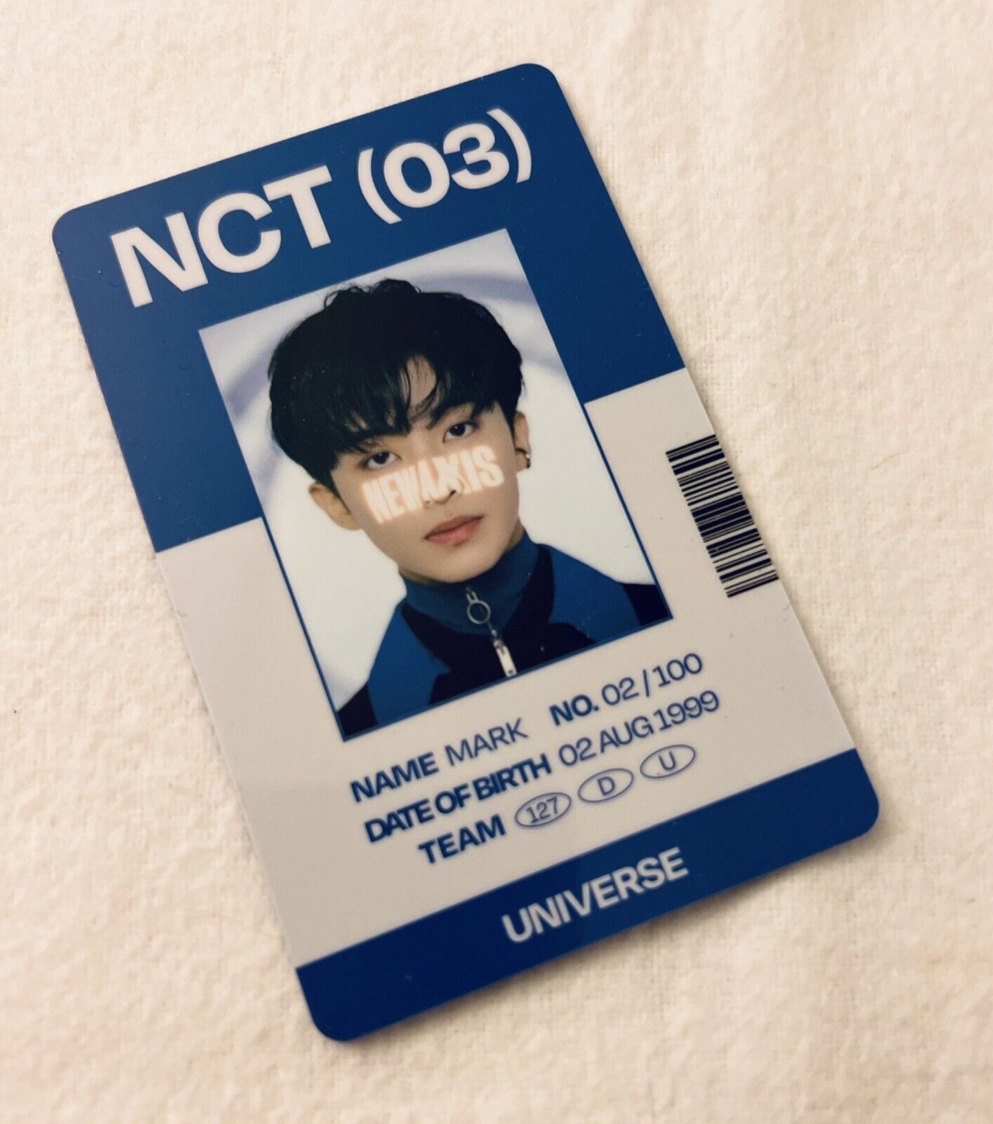 [MARK] NCT 2021 Universe SMTown Official MD Goods ID Card - NCT 127 DREAM SUPERM Без бренда