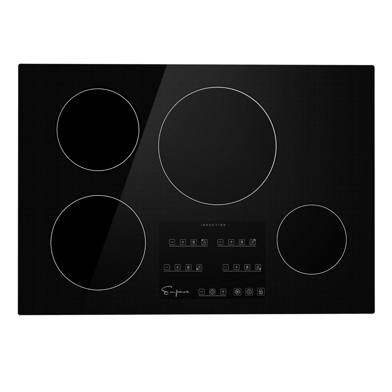 Empava 30” Induction Cooktop 4 Booster Element Vitro Ceramic Glass EMPV-IDC30 Empava Does Not Apply