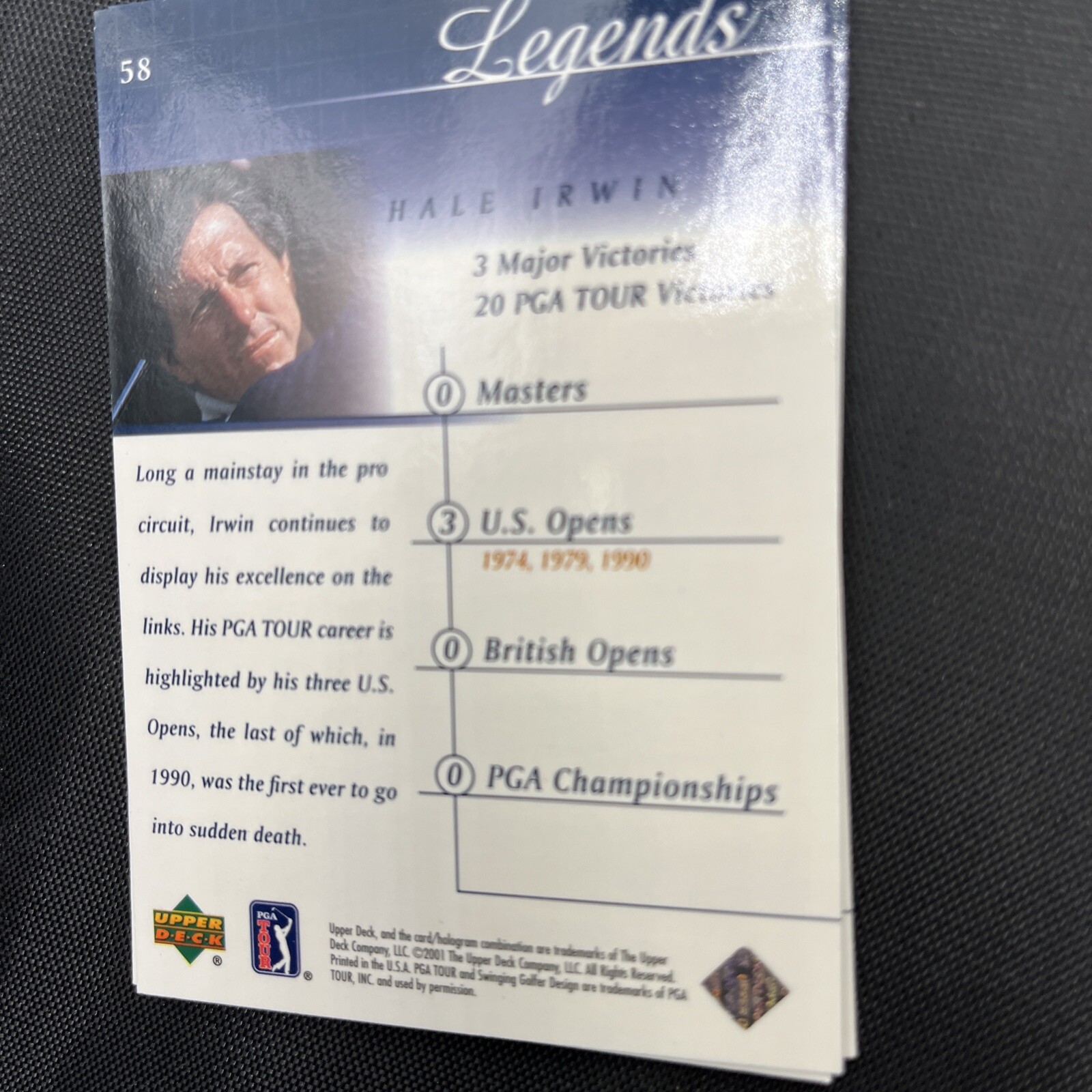 1990's GOLF UPPER DECK / PRO SET TRADING CARDS COMBINATION SET  88 Без бренда - фотография #9