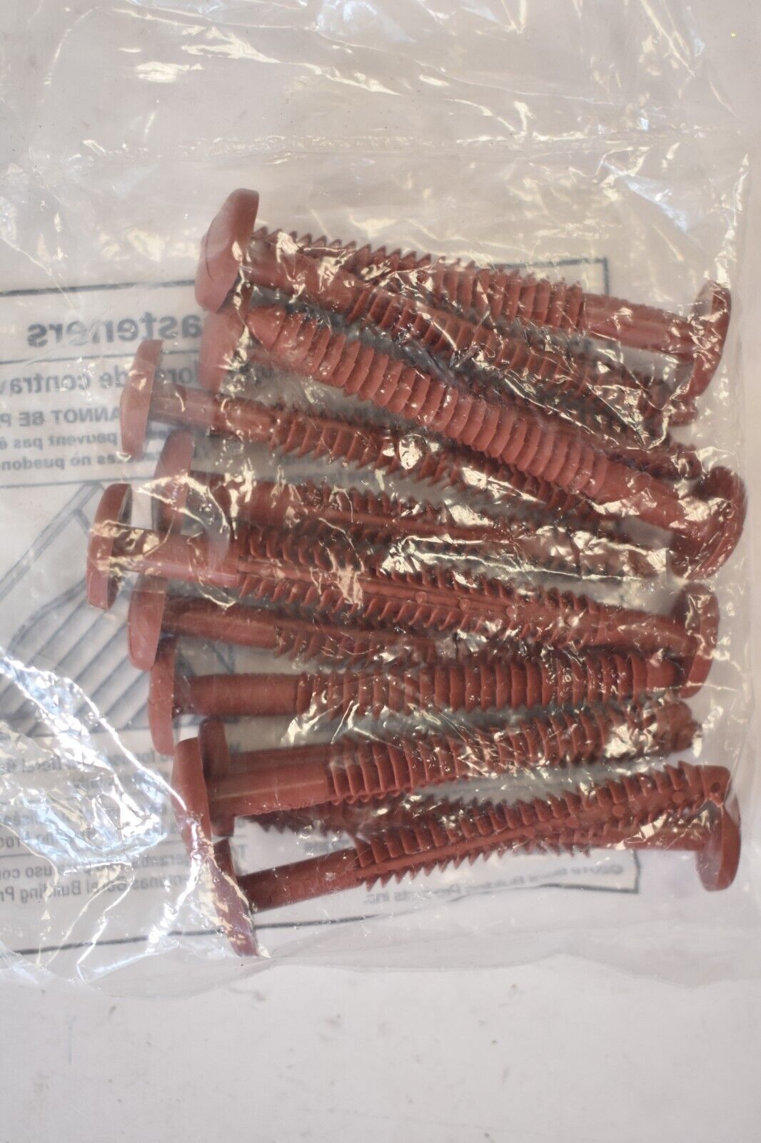 Lot Of 48 Boral Building Products Shutter Fasteners Spikes 2-13/16" Red  Boral Building - фотография #3