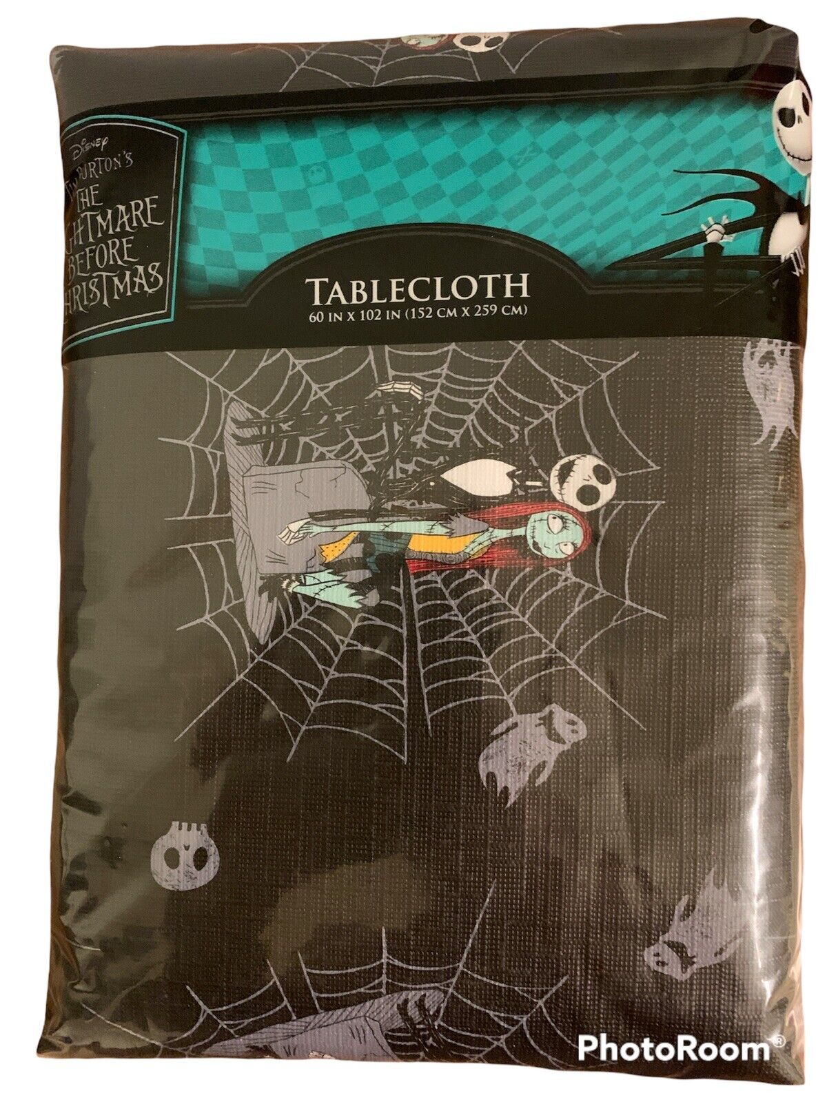 NEW The Nightmare Before Christmas Peva Tablecloth 60” x 102” Disney 1575302
