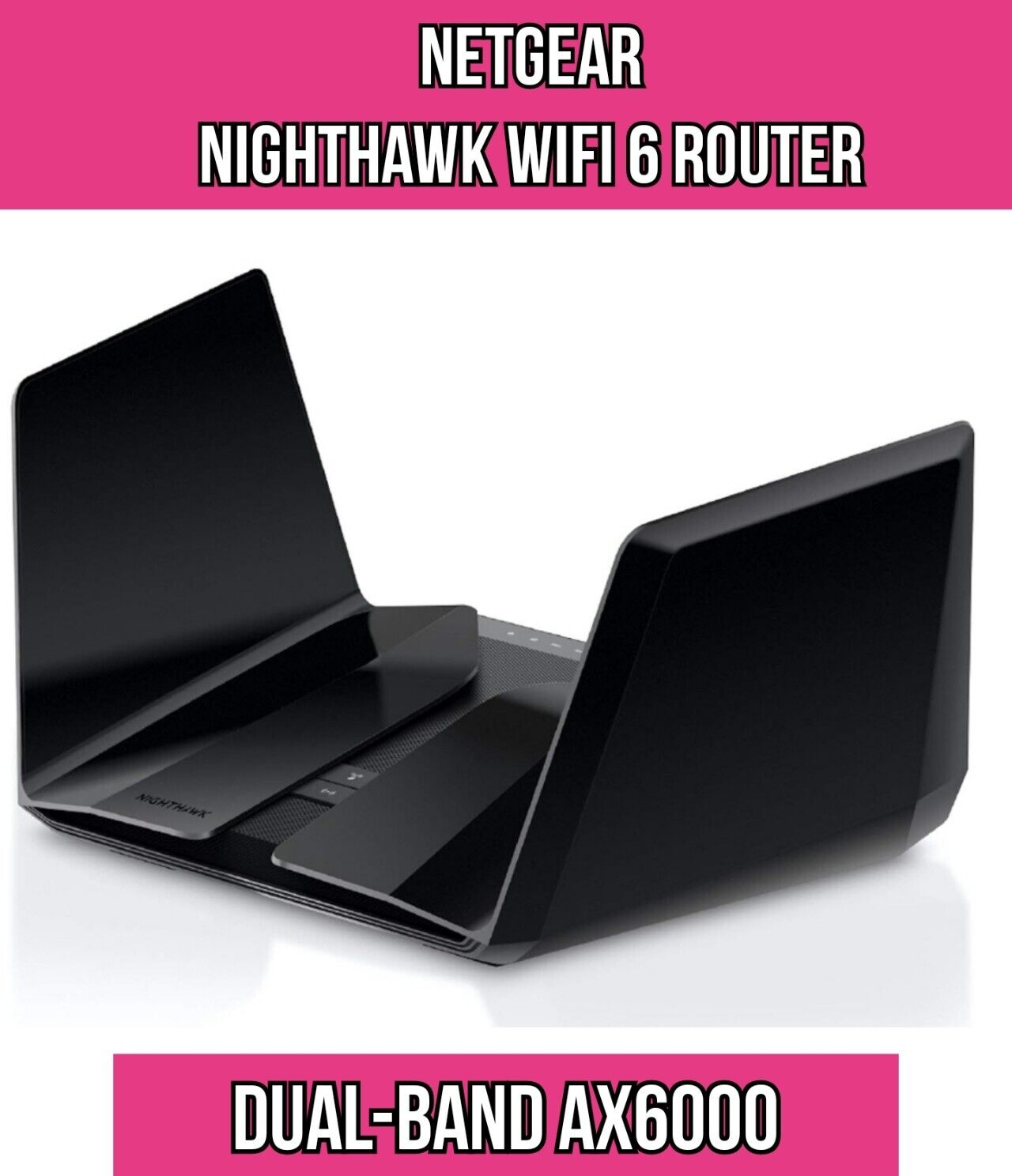 NETGEAR Nighthawk WiFi 6 Router (RAX120) 12-Stream Dual-Band Gigabit Router NETGEAR RAX120-100NAS