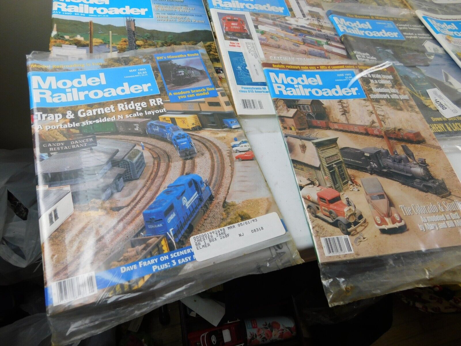 14 Vintage 1990's & 1984 MODEL RAILROADER Train Layout Magazines MINT Без бренда - фотография #10