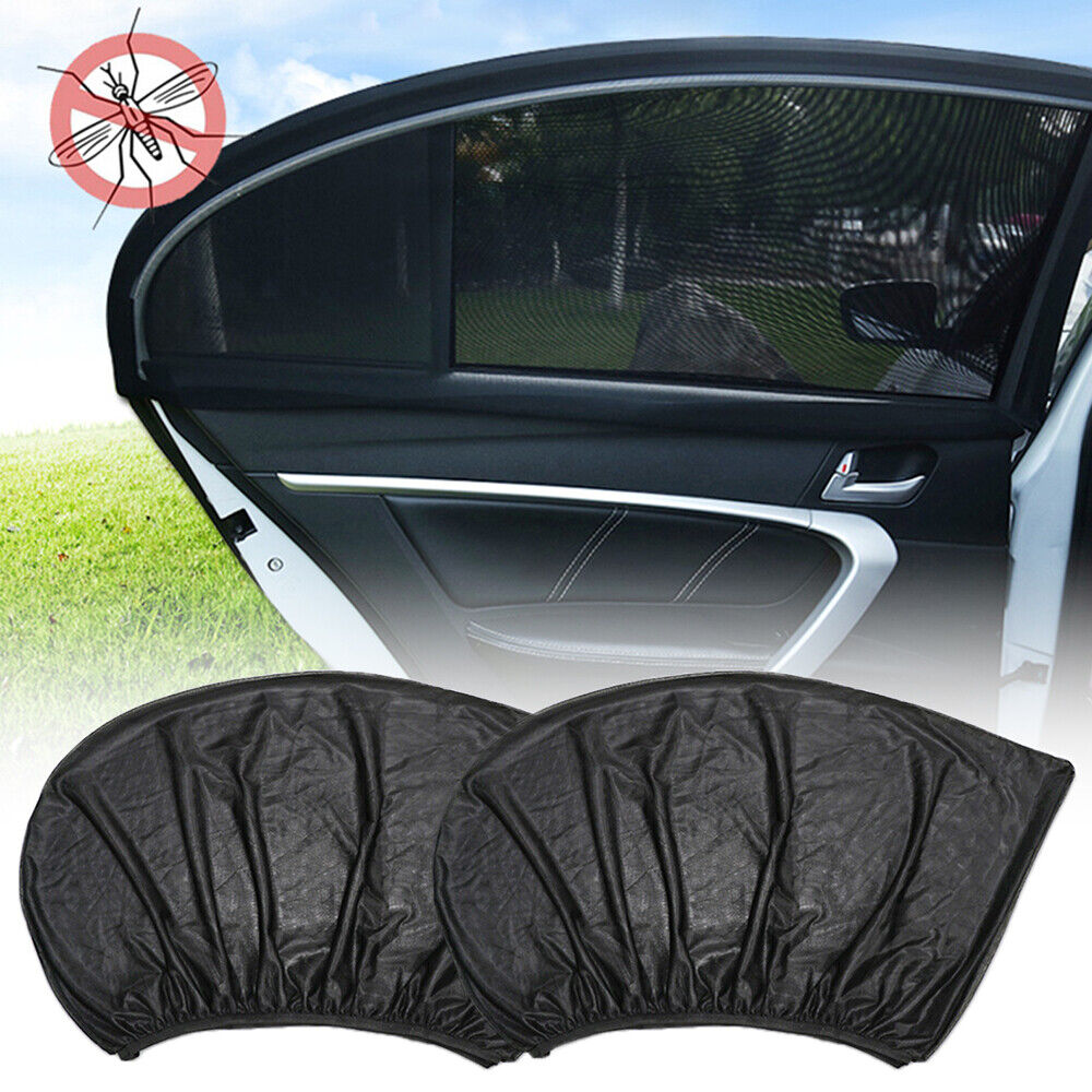 Car Window Screen Mesh Cover Privacy Mosquito Bugs Net Sun UV Protection Camping Paddsun Does Not Apply