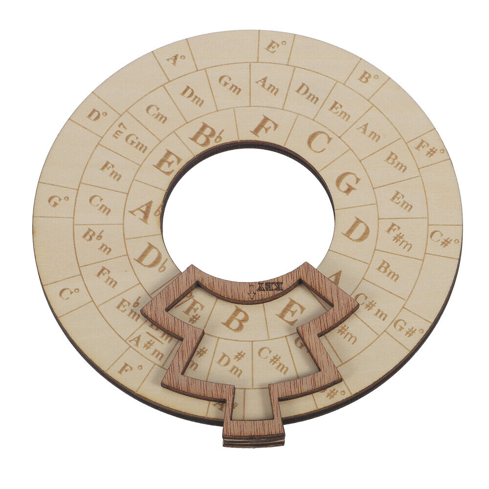 Wooden Melody Tool,Circular Wooden Wheel Musical Educational Tools 4.7*4.7*0.5" Unbranded Does Not Apply - фотография #10