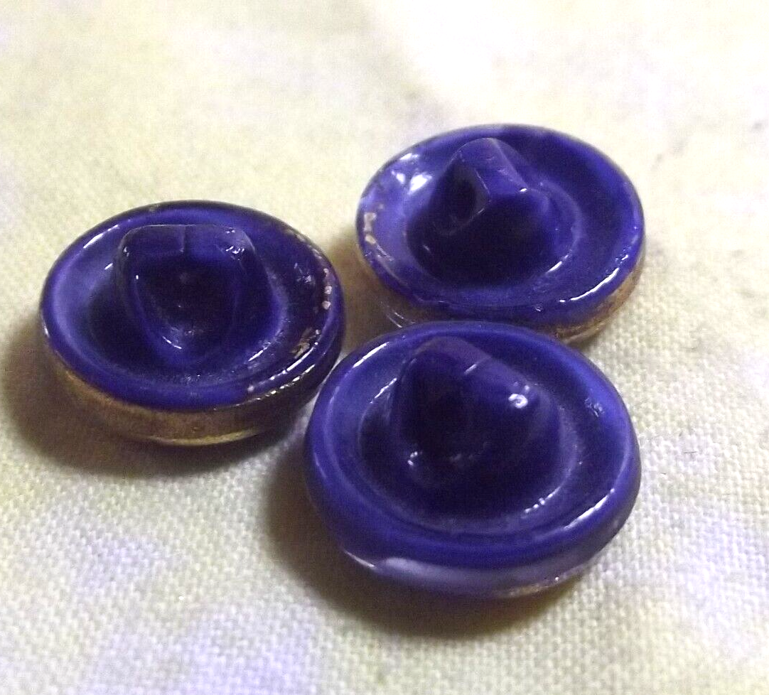 Vintage Blue Moonglow Button (2301) Без бренда - фотография #3