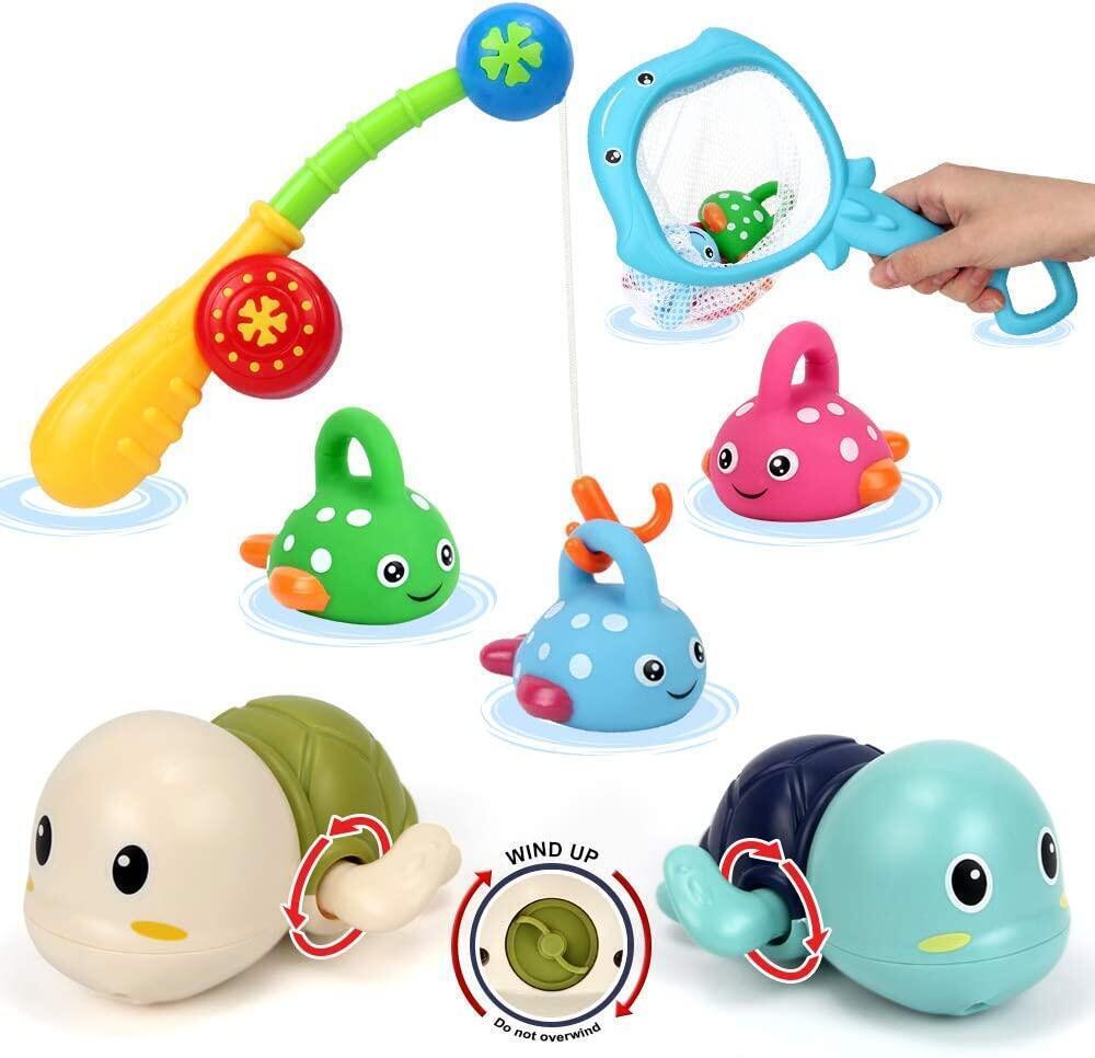 Wind up Bath Toys Pool Swimming Turtle Bathtime Kids Toy Bath Baby Play Water Mini Tudou Does Not Apply