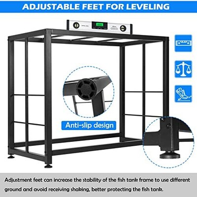 Metal Aquarium Stand 20 Gallon Fish Tank Stand , Double-Layer Detachable  Does not apply Does Not Apply - фотография #4