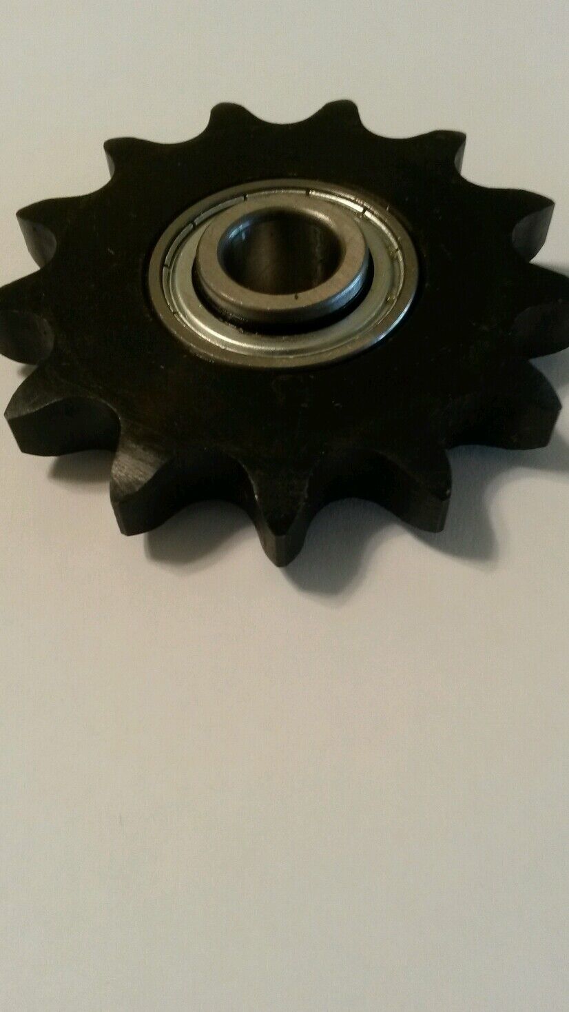 35BB18H-1/2" Bore Idler Sprocket 18 Tooth w/Bearing 203KRR5 for #35 Roller Chain RED BOAR CHAIN 35BB18H-1/2 - фотография #2