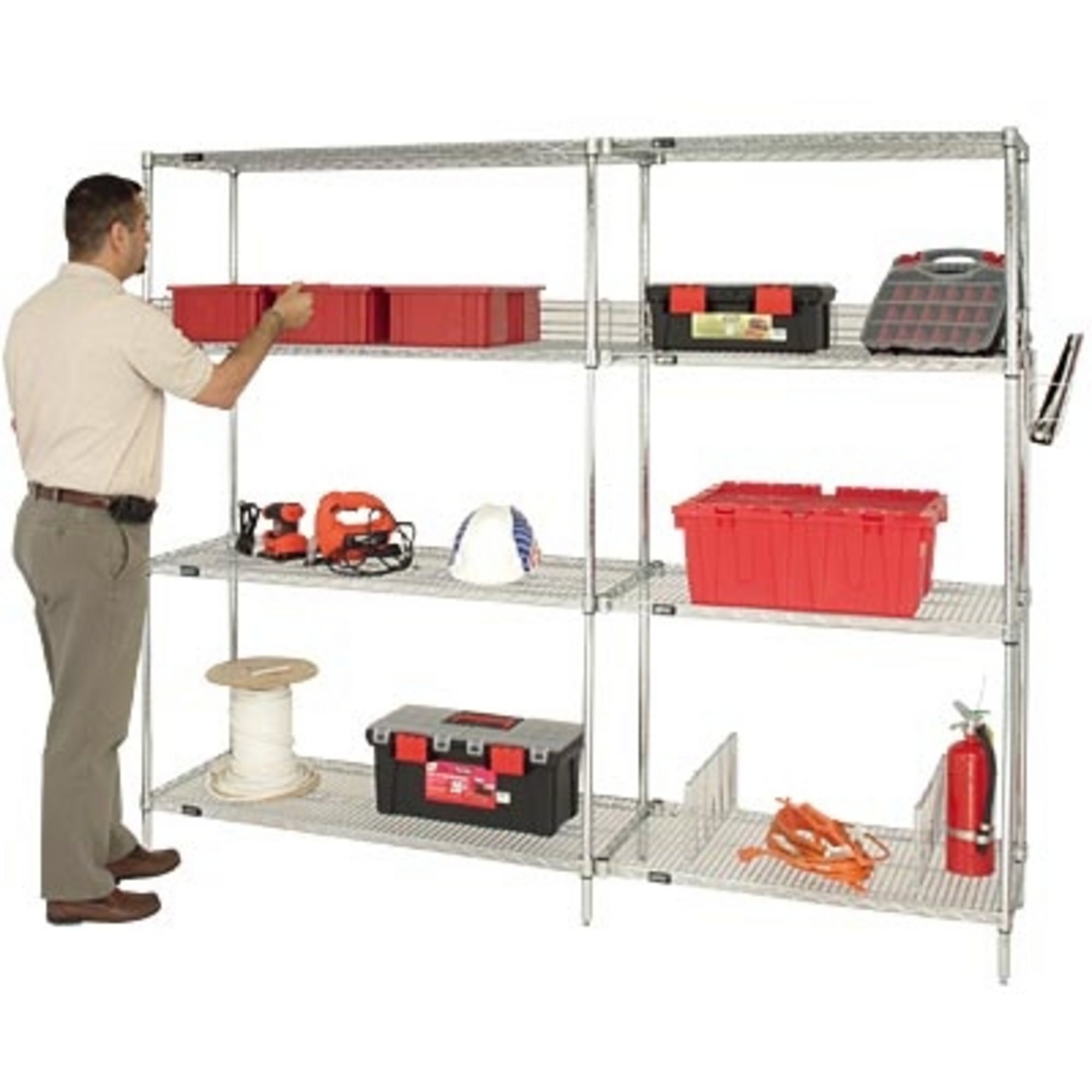 Quantum Additional Shelf for Wire Shelving System- 72inWx36inD Model# 3672C Quantum 3672C