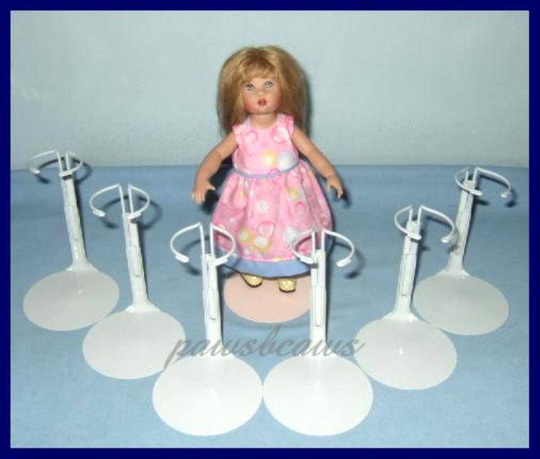 6 Kaiser Doll Stands for 8" Madame Alexander GINNY Riley U.S.SHIPS FREE  Kaiser 2001 - фотография #2