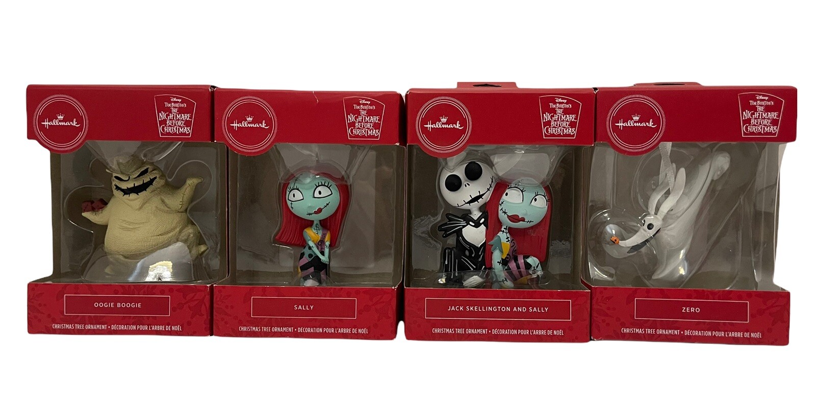Hallmark Disney NBC Jack Sally Oogie Boogie Zero Lot Of 4 Ornaments NIB 2020 Hallmark
