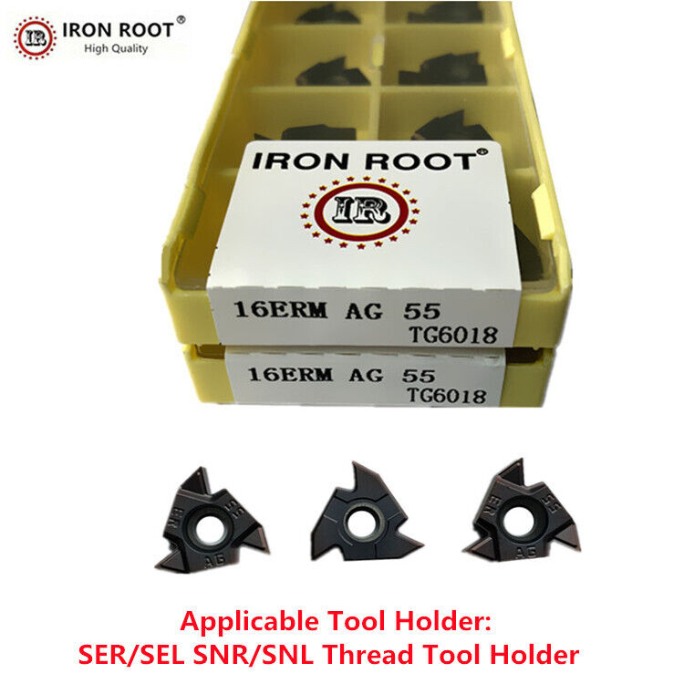 10P 16ERM AG55 TG6018  CNC Threading Insert Carbide Insert For stainless steel IRON ROOT Does Not Apply