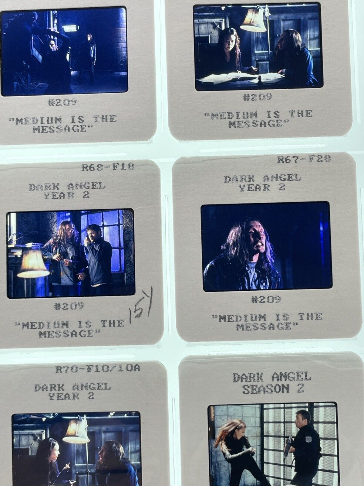 20 Dark Angel 35mm Slides Jessica Alba TV Series Press Kit Promo Vtg Lot #1 Без бренда - фотография #10