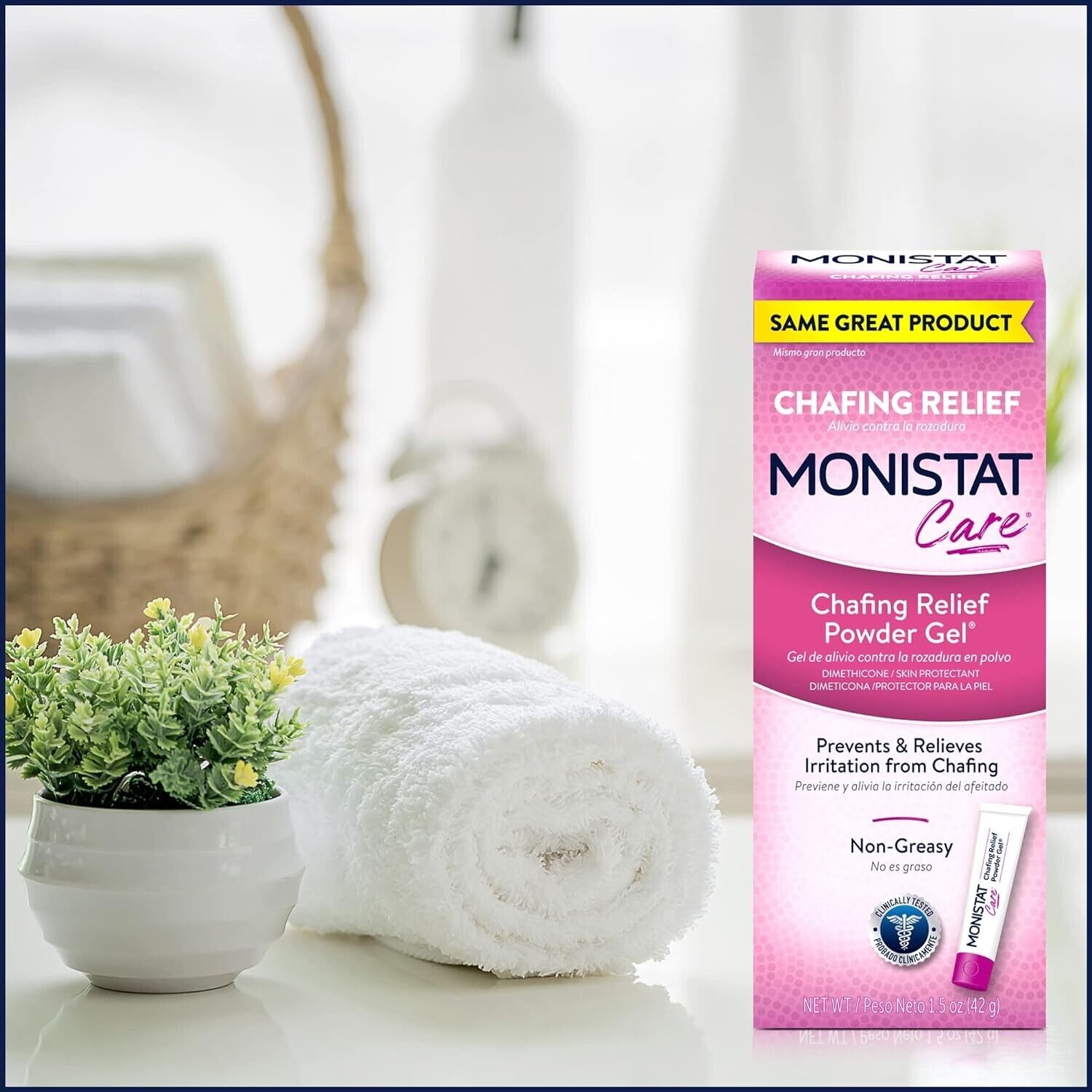 Monistat Care Chafing Relief Powder Gel | Anti Chafe Protection | 1.5 Oz Does not apply - фотография #6