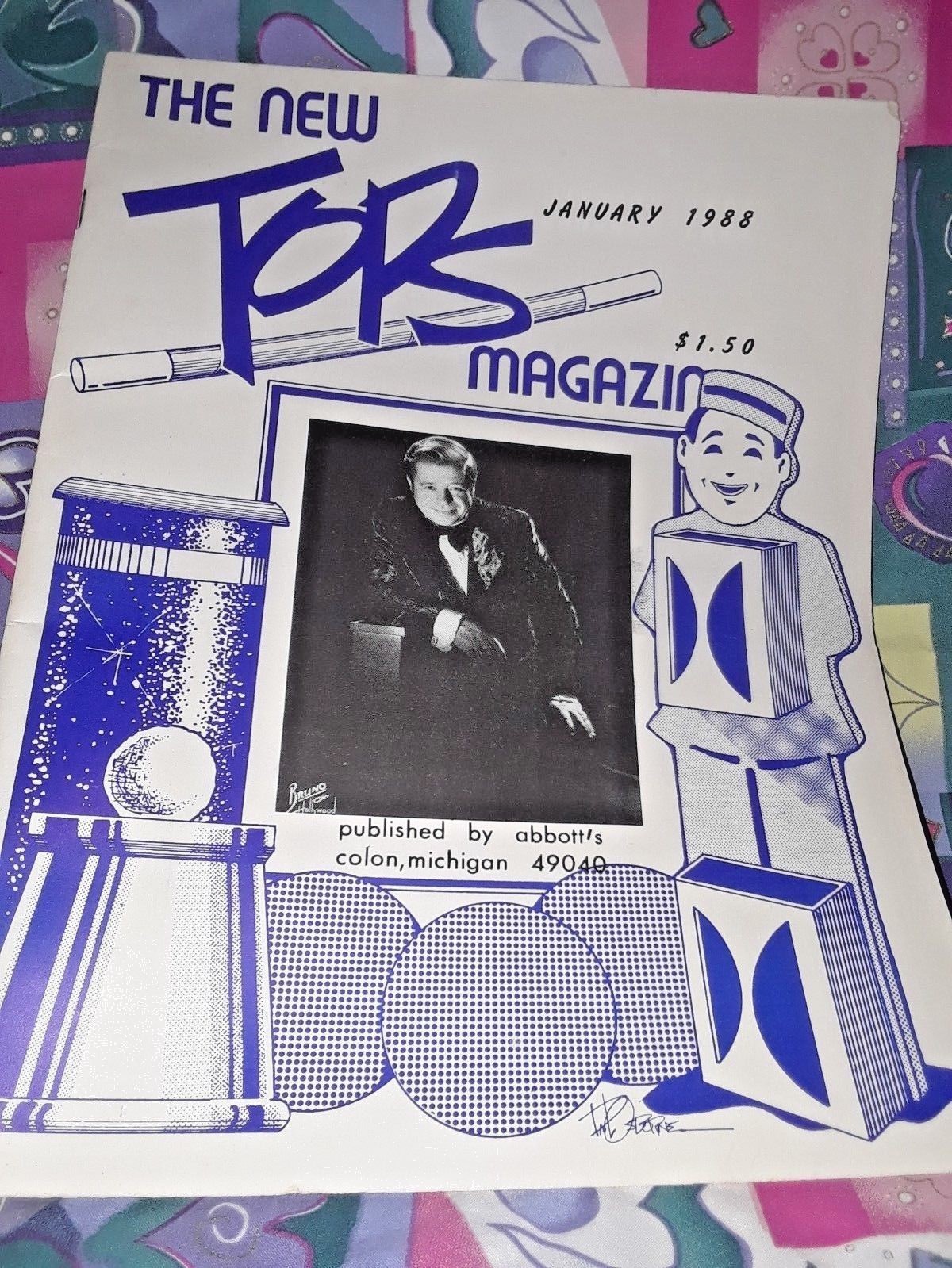 4 VINTAGE MAGIC THE NEW TOPS MAGAZINE PUBLISHED BY abbott's 1986-87-88-92 Без бренда - фотография #3