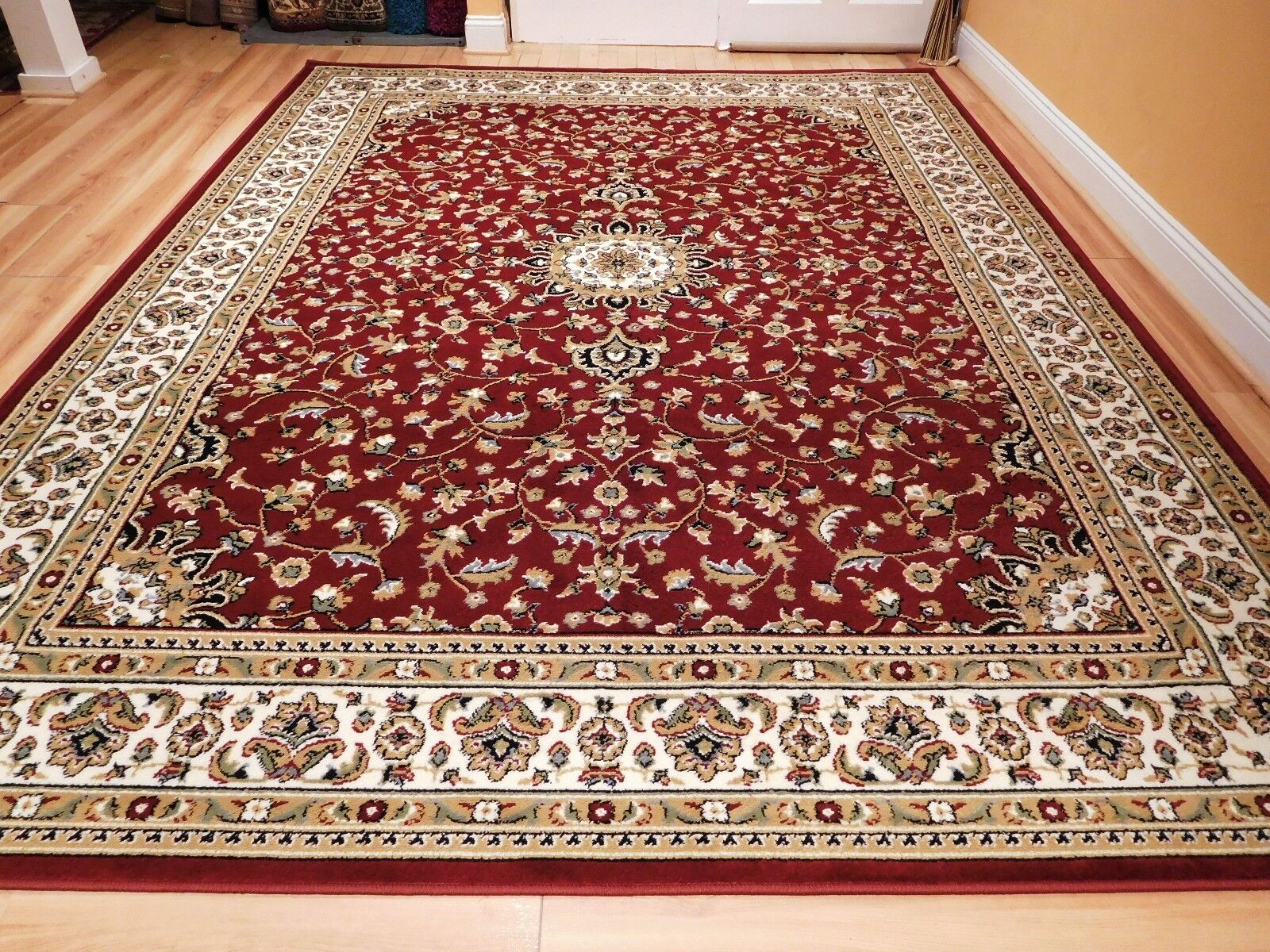 Red Traditional Oriental Medallion 8x10 Area Rug Carpet 2x3 Mat 5x7 Rugs Beverly Hills Area Rug