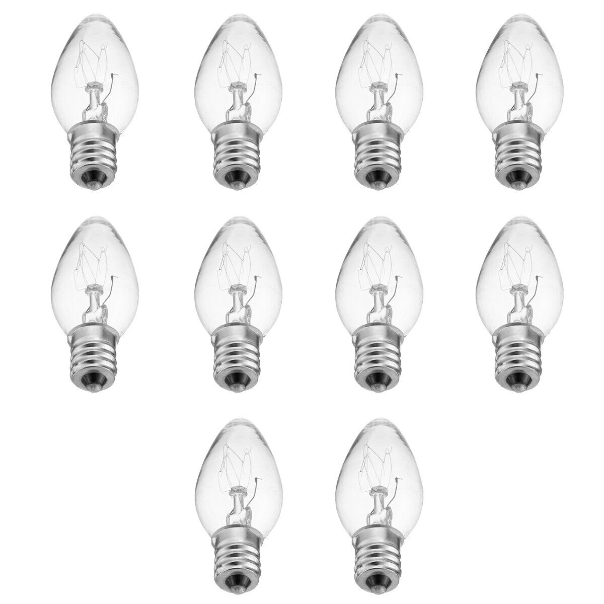 10 Pack 15 Watt Scentsy Plug-in Wax Warmer Night Light Diffuser C7 Bulbs Lamps Housmile - фотография #12