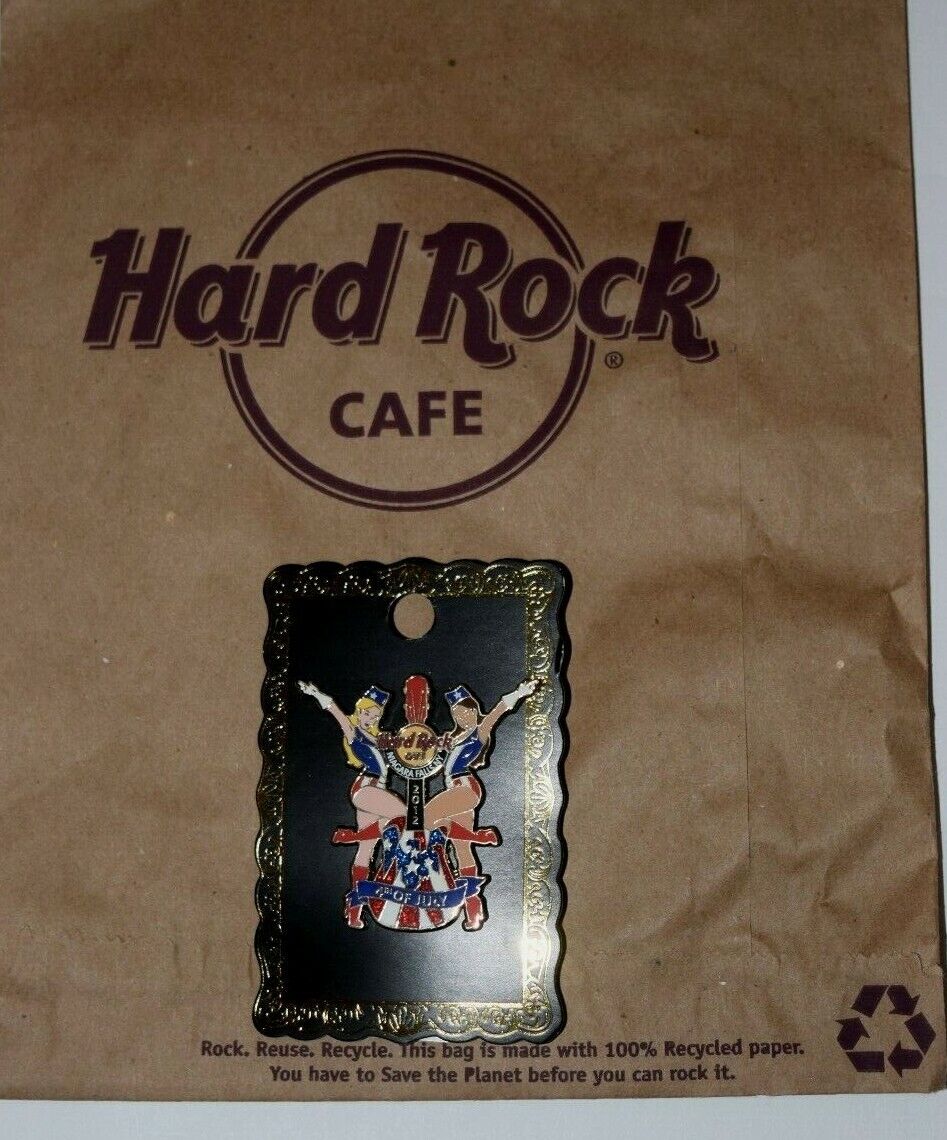Hard Rock Cafe Ltd. Ed.Collector Pin: Niagara Falls "4th of July," New, On Card  Без бренда