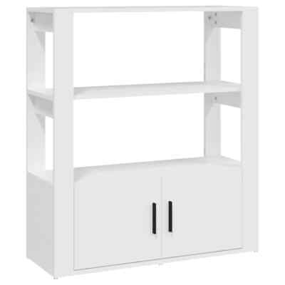 Sideboard White 31.5"x11.8"x35.4" Engineered Wood vidaXL vidaXL 819460 - фотография #2