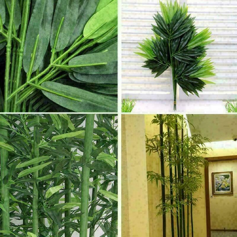 20Pcs Home Decoration Artificial Bamboo Leaf Tree Green Plant Beautiful Gift USA Unbranded Does not apply - фотография #10