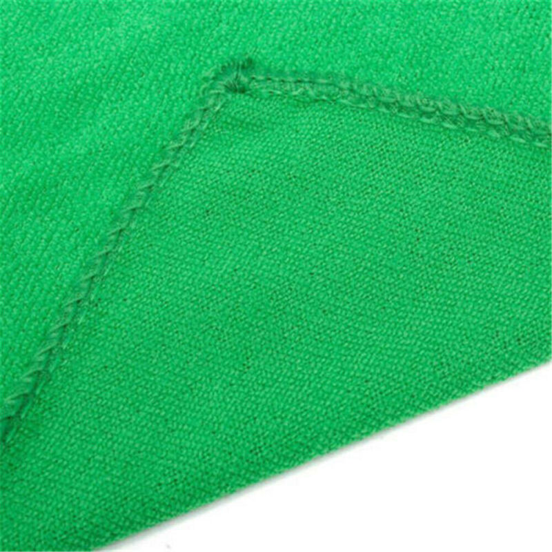 10pcs Green Microfiber Towel Car Cleaning Wash Drying Detailing Cloth No Scratch Unbranded Does Not Apply - фотография #6