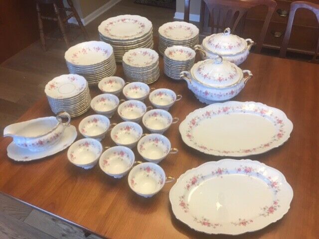 Florence by Edelstein China 21613, Service for 12, 94 pieces, Maria Theresia  edelstein Maria Theresia