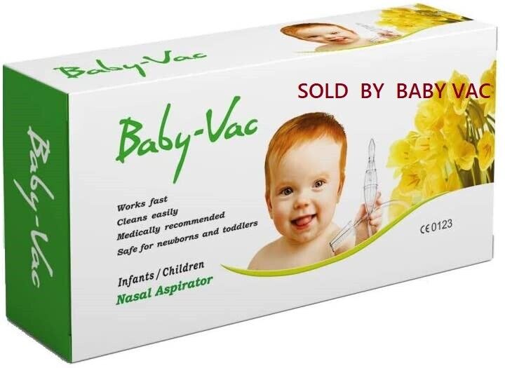 BABY VAC NASAL ASPIRATOR Medically recommended for Newborn Toddler Children Kids BABY VAC CE123