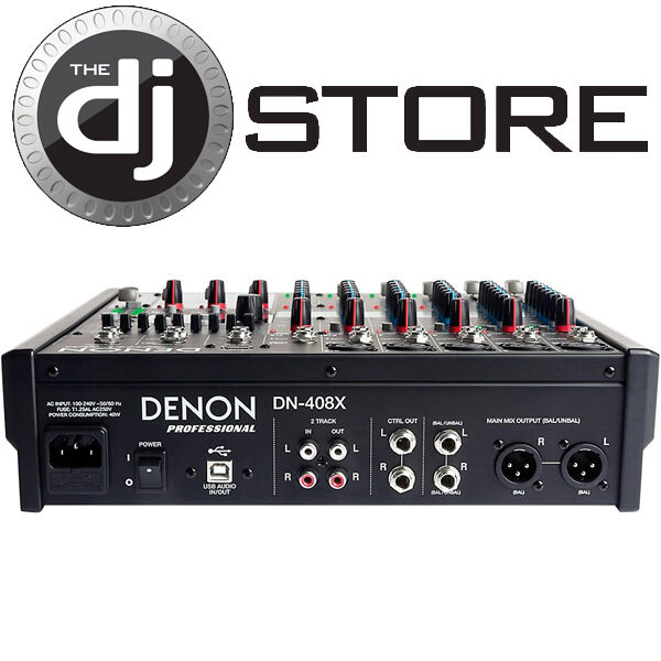 Denon Professional DN-408X 8-Channel 2-Bus Audio Tabletop Mixer (NEW) DENON Professional DN-408X - фотография #3