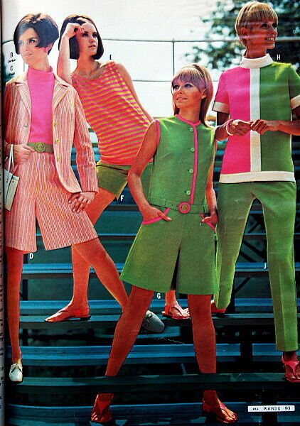 1968 VTG Fashion Furnishings WARDS CATALOG_Rockabilly_60s_NOS Shipping Sleeve Wards - фотография #5