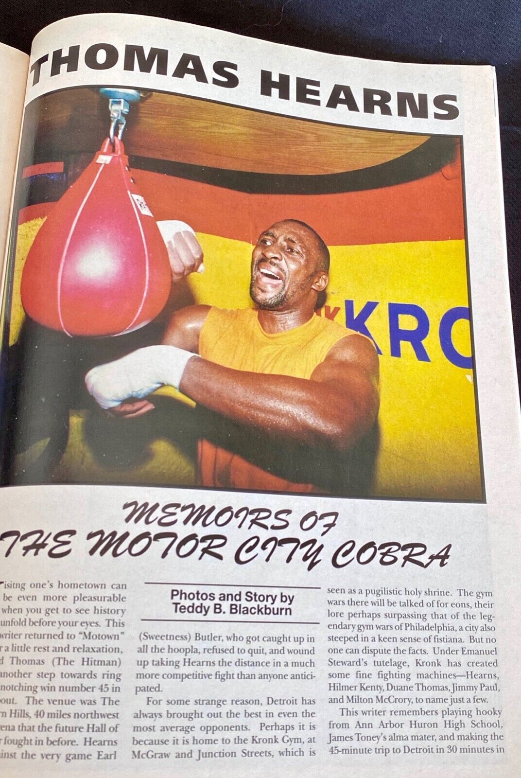 OSCAR DELA HOYA "FIGHER OF THE YEAR"- BOXING DIGEST (2/96) + BUDWEISER PROMO Boxing Digest & Budweiser - фотография #5