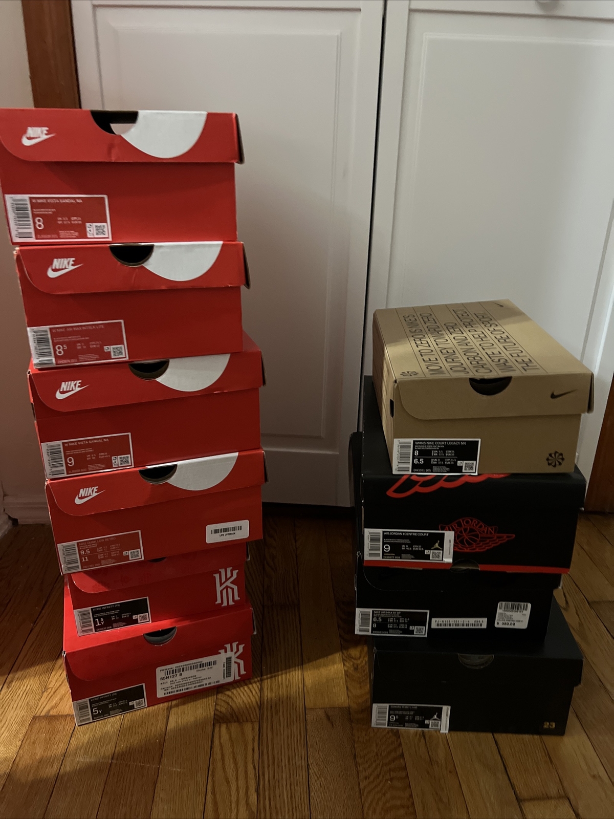 Empty NO SHOES x 30 NIKE JORDAN + CHAMPION UGG NORTH FACE 45 📦  🟰 LOT NIKE JORDAN CHAMPION UGG THE NORTH FACE Air Jordan 15 - фотография #11