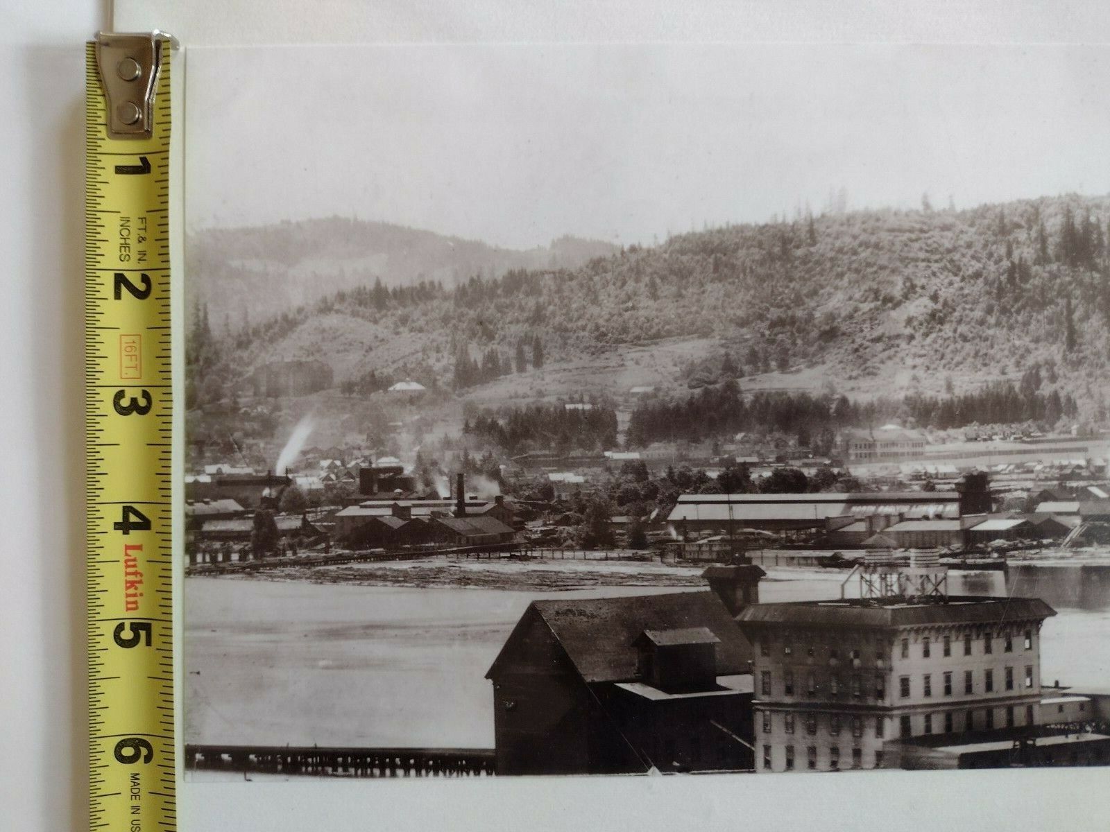 B/W Photo 1890 Portland Oregon West Hills Guilds Lake #823 Alex Blendl / vintage Без бренда - фотография #8