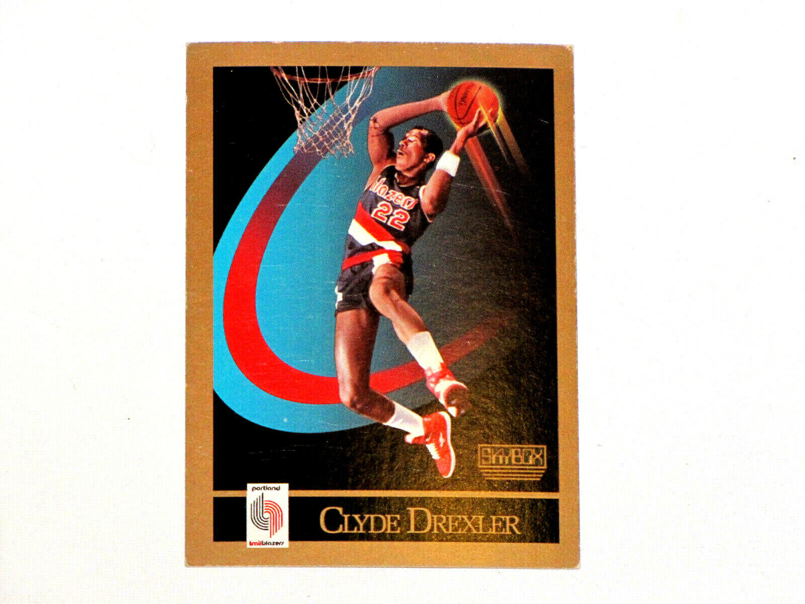 Lot Of 2 1990 SkyBox Portland Trail Blazers Basketball Card #233 Clyde Drexler Без бренда - фотография #4