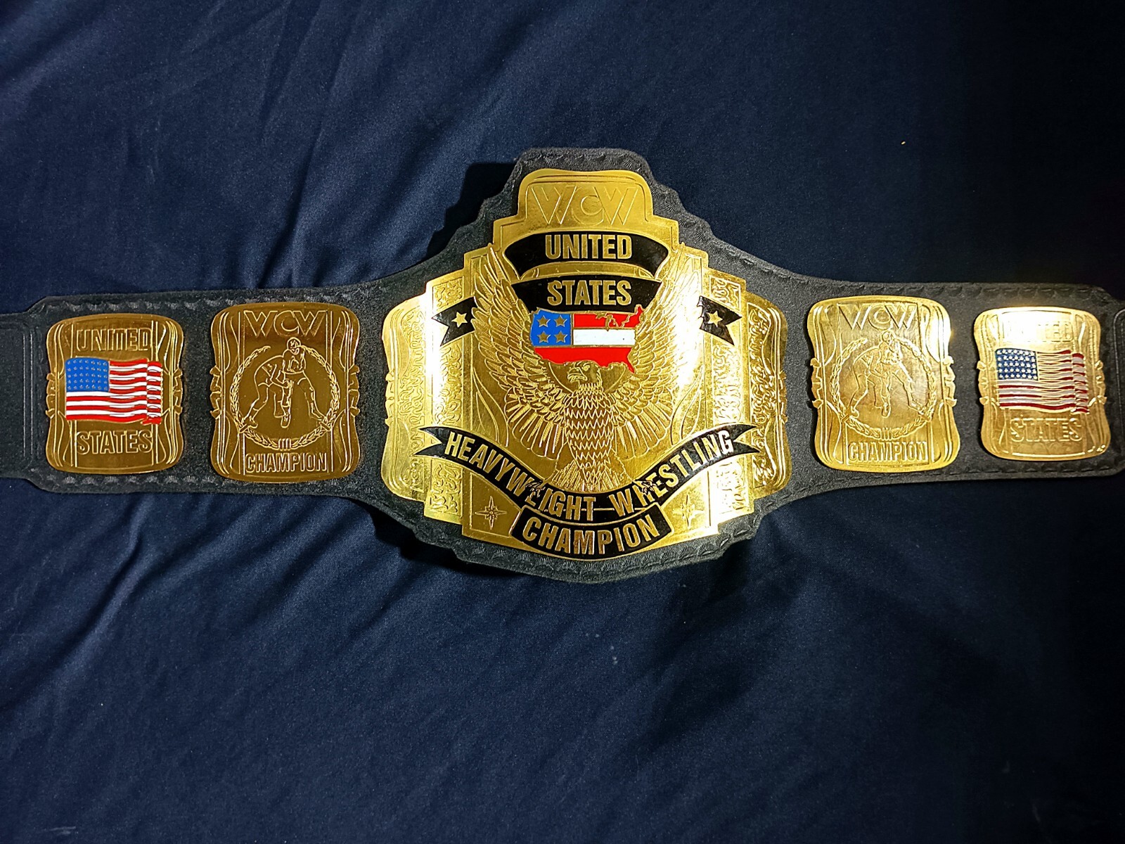 WCW UNITED STATES CHAMPIONSHIP BELT REPLICA 2MM Unbranded - фотография #4
