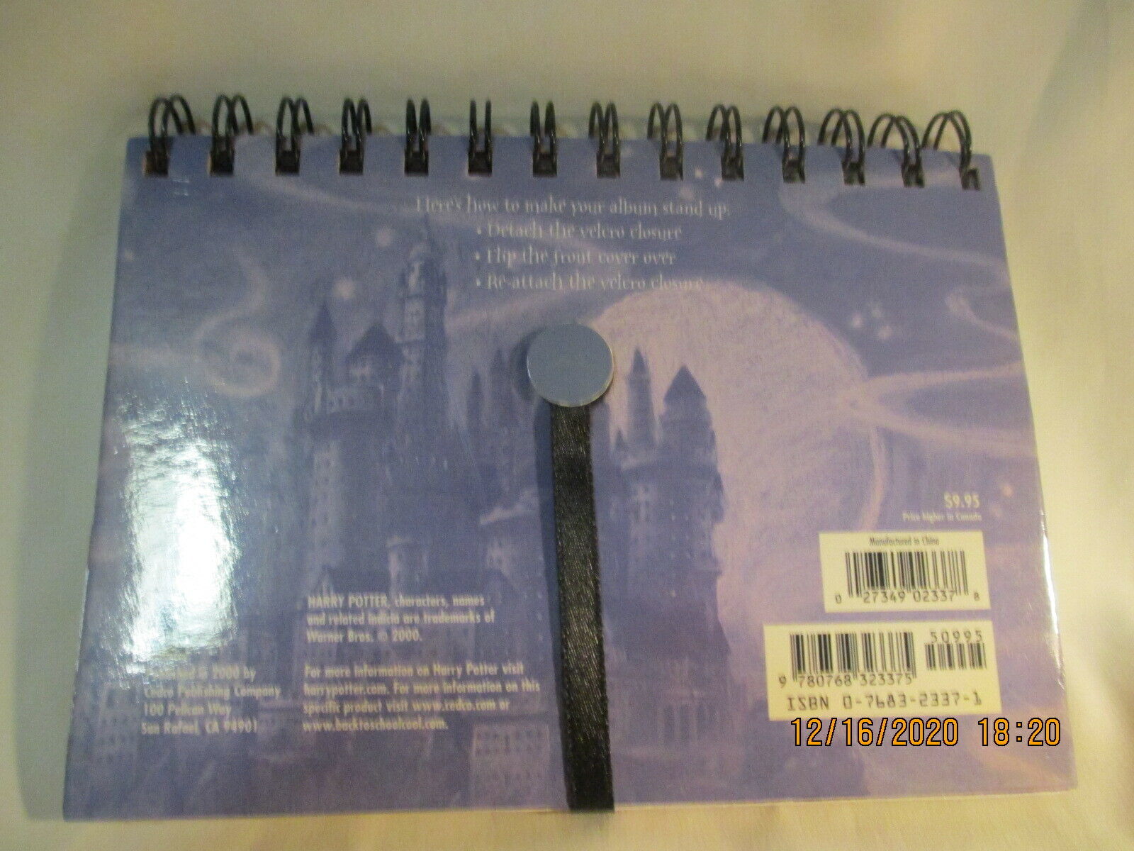 Harry Potter Photo Album Blank book Hogwarts Journal 2000 lot of 3 Warner Bros. - фотография #4