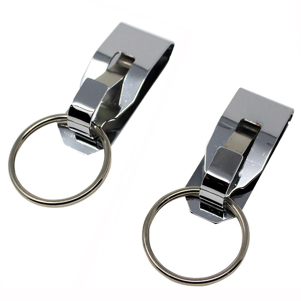 2 Pcs Secure Belt Clip Key Holder w Metal Hook & Heavy Duty 1 1/4" Keychain Ring Specialist ID SPID-9900 - фотография #3
