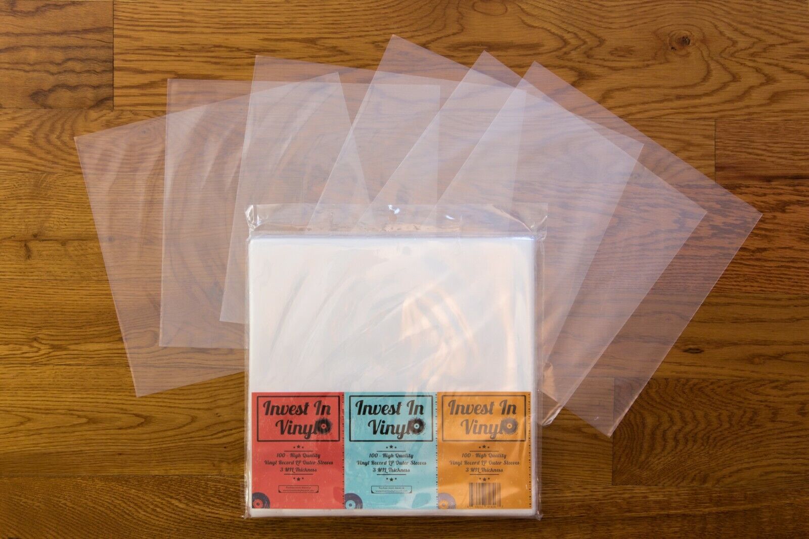100 Clear Plastic LP Outer Sleeves 3 Mil. HIGH QUALITY Vinyl Record Album Covers Invest In Vinyl 12SP3M - фотография #4
