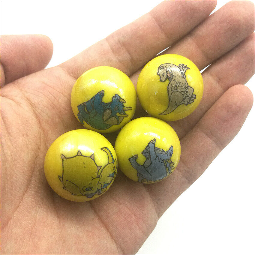10pcs Cartoon 25mm Dinosaur Marbles Kid Toy Glass Beads Collection Marble Gift Unbranded Does not apply - фотография #8
