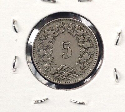 Lot of 2: 1917B 5 rappen & 1939B 20 rappen SWITZERLAND copper-nickel coins Без бренда - фотография #5