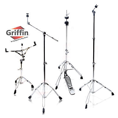 GRIFFIN Cymbal Stand Hardware PACK Hi-Hat Snare Drum Mount Boom Holder Kit Pedal Griffin LG-BCHS-80