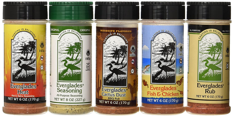 5 Pack  Seasoning Sampler Cactus Dust Heat Fish & Chicken Rub 6 Oz Bottles 8 Oz  Does not apply - фотография #6