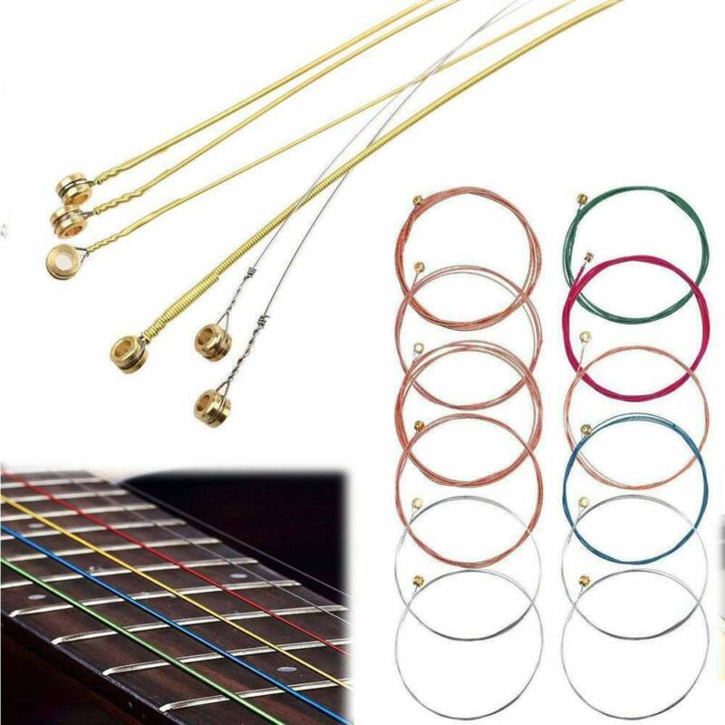 6 PCS Acoustic Guitar Strings Set Phosphor Bronze & Steel Strings Kits US Yanqueens Does not apply - фотография #5